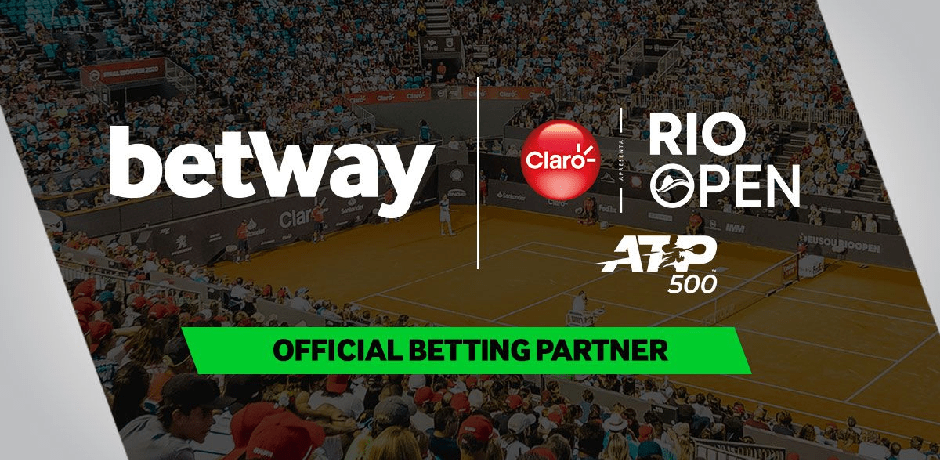 Betway adds Rio Open to its tennis portfolio.